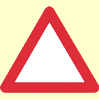 What shape are traffic signs that give orders?