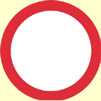 What shape are traffic signs that give orders?